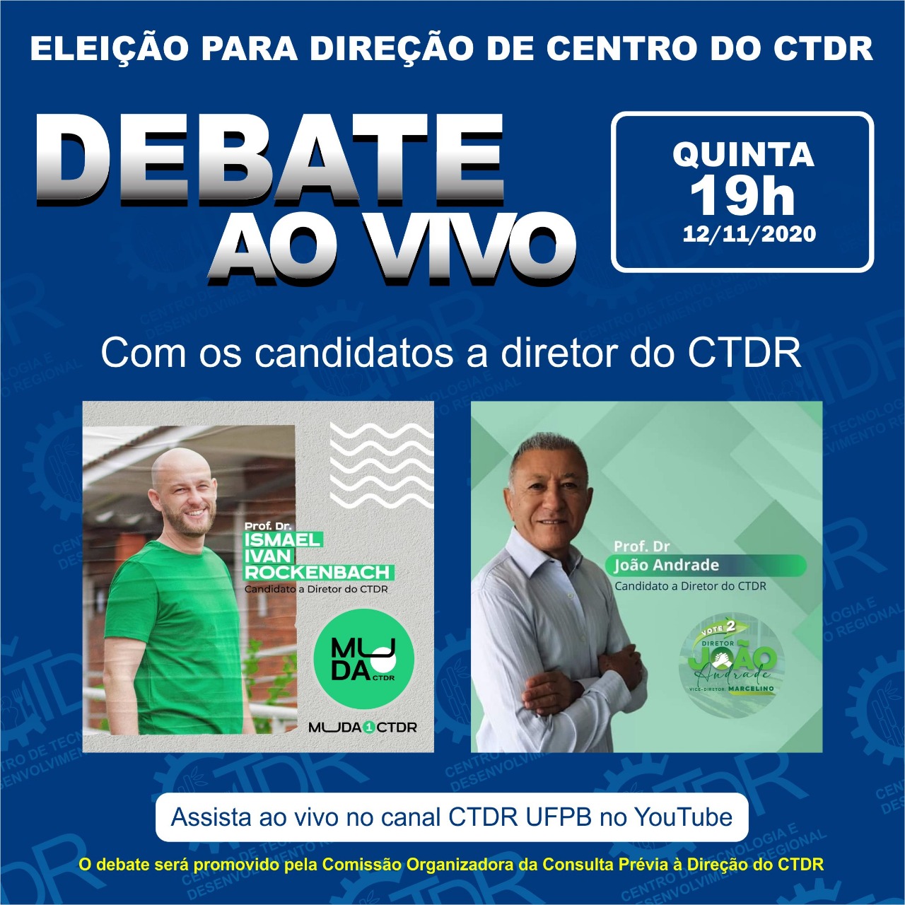 Divulgação debate Direção 2020